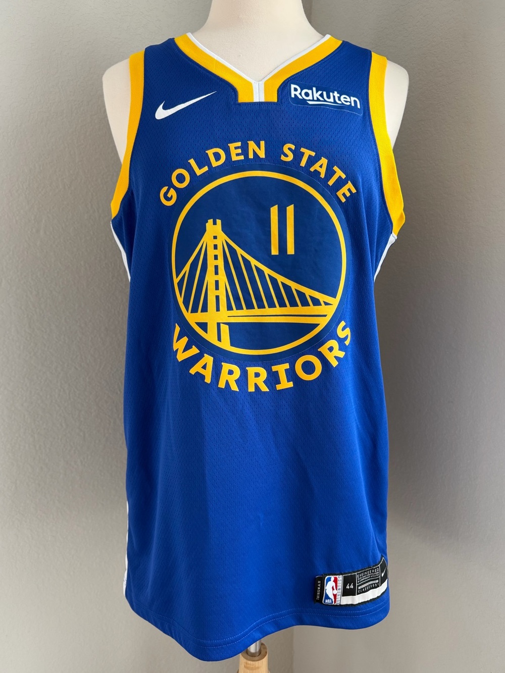 Nike Golden State Warriors Klay Thompson #11 75th Anniversary Jersey Size 44 M